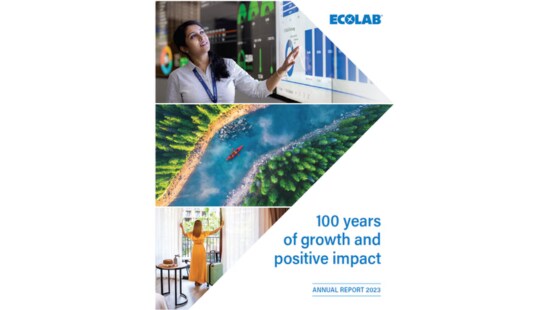 Cover of Ecolab's 2023 Annual Report